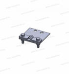 OMU System MGKS-02 A 80-20 AiSi-4 W085 X kereszt földelőhöz bevezető bekötő elem 8-10 köracél 40mm lapos vas (W085)