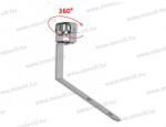 OMU System XBS MGKNS-07M AiSi Tetővezetéktartó 8mm köracélhoz, 360° forgatható fejjel (101502)
