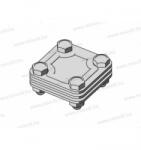 XBS MGKS-01-FeZn Multikapocs 58x58/3 30mm laposvas összekötéséhez Tüzihorganyzott (010101-VZN)