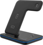 CANYON 3 Az 1-Ben Wireless Dokkoló - 15W, Fekete (CNS-WCS302B)