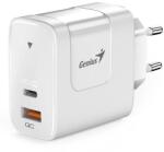 Genius Pd-65Ac USB-A / USB-C Hálózati Töltő - 65W, Fehér (32590010400)