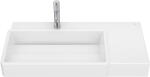 Roca Tura mosdótál 80x43 cm négyszögletes klasszikus-mosdótálak fehér A327697000 (A327697000)