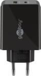 Goobay 61673 USB-A / USB-C Hálózati Töltő - 30W, Fekete
