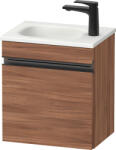 Duravit Sivida szekrény 40x29.5x44 cm mosdókagyló alá akasztható fekete-dió SV4649RBD790000