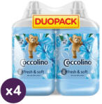 Coccolino Blue Splash öblítőkoncentrátum 4x2x1700 ml (544 mosás)