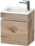 Duravit Sivida szekrény 40x29.5x44 cm mosdókagyló alá akasztható tölgy-króm SV4649R10550000