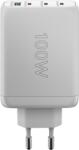 Goobay 65556 3X USB-C / USB-A Hálózati Töltő - 100W, Fehér