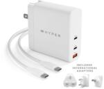 Hyper Juice USB-A / 2X USB-C Hálózati Töltő - 140W, Fehér (HJG140WW)