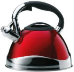KELA Fierbător fluier VARUS, oțel inoxidabil 3 l, roșu KL-11658