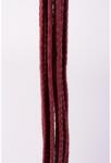  Fonott bőr korbács Kid handle leather braided tails rózsaszínű