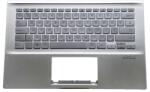ASUS VivoBook X431F X431FA S431F S431FA series 90NB0LR4-R31HU0 háttérvilágítással (backlit) ezüst (silver) burkolattal (topcase) magyar (HU) laptop/notebook billentyűzet gyári