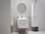 RAVAK Chrome II SD 80 fehér, króm fogantyúval 152 mm X000001774 (X000001774)