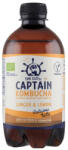 Captain combucha Captain bio kombucha élőflórás ital gyömbér-citrom 400 ml - delfinbuvar