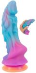 Beasty Cocks - földönkívüli szilikon dildó (kék-narancs) - erotikashow