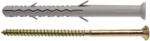  KO KDS-10240 Tokrögzítő hosszú tipli sf (PZ-4) csavarral 10*240 mm (25 db/dob) (04619)