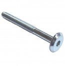 BÚTORCSAVAR M6*30 mm laposfejű horganyzott fej: 17 mm (500 db/doboz) (52480)