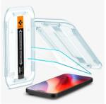 Spigen EZ FIT HD képernyővédő üveg 2db (2.5D, tokbarát, ultravékony, 0.2mm, 9H + segédkeret) ÁTLÁTSZÓ Apple iPhone 16 Pro (AGL07928)