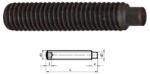  HERNYÓCSAVAR DIN915 45H natúr M 4x16 mm hernyócsavar csapos véggel (500db/dob) (62319)