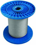 https: //csavarholding. hu/shop_ordered/63714/shop DRÓTKÖTÉL HORGANYZOTT átmérő: 1, 0mm (1x19+FC) DIN3053 (500 méter/tekercs) (54012)
