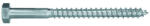  ÁLLVÁNYCSAV-12340 DIN571 Állványcsavar (htlf facsavar) 12*340 mm (25 db/dob) (50226)