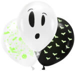  Boo! halloweeni lufi - sötétben fluoreszkáló (1 pkt / 3 pc. ) (BU12-1-000-3)