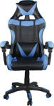Wood Well BF7850 Scaun Gaming Din piele ecologică Negru/Albastru (ΕΟ582,2)