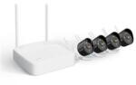 TENDA K4W-3TC wifi csőkamera szett (4x 3MP, H265, mikr. , IR30m +FullColor, SD, 1x NVR 4csat, USB, RJ45) (TENDA_K4W-3TC) (TENDA_K4W-3TC)