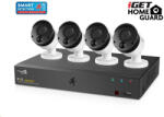 iGET HOMEGUARD HGNVK85304 PoE kamerarendszer SMART mozgásérzékelővel, 8 csatornás FullHD NVR 4x FullHD kültéri kamera (HGNVK85304)