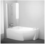 RAVAK Rosa CVSK1 160/170 bal kádparaván fehér+transparent 7QLS0100Y1 (7QLS0100Y1)