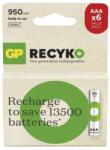 GP Batteries ReCyko mikro creion akku (AAA) 950mAh 6buc (B2511V) Baterie reincarcabila