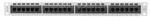 Lanberg Patch panel 24 port 1U 19" CAT. 6 szürke (PPU6-1024-S) (PPU6-1024-S)