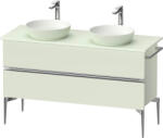 Duravit Sivida dulap 131.5x47.5x54.8 cm sub chiuveta pe perete verde-crom SV4661010HH0000 (SV4661010HH0000)