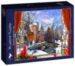 Bluebird Puzzle 1000 db-os puzzle - Christmas Mountain View (90673)