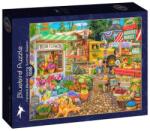 Bluebird Puzzle 1000 db-os puzzle - Farmers Market Spring Summer Season (90683) (90683)