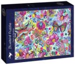 Bluebird Puzzle 1000 db-os puzzle - Fleurs et Papillons (90793) (90793)
