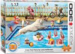EUROGRAPHICS 300 db-os 3D Lenticular puzzle - Crazy Pool Day by Lucia Heffe (6331-5878)
