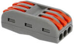 ANRO LED Karos (kapcsos) vezeték toldó, 3 vezeték nyílásos (3 way connector)