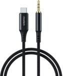 Choetech AUX006 USB-C / mini jack 3.5mm kábel 1 m - fekete