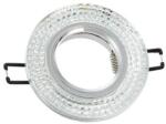 VITO Spot Light Fixture Recessed Mounted Round Palace-02 Gu5.3 Mr16 Chrome With Glass Φ95X22mm 2012140 VITO (2012140)