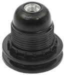 VITO E27 Bakelite Lampholder Black Full Threaded With 2 Rings 7310020 VITO (7310020)