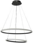 VITO Led Pendant Lighting Fixture Duo Φ400+600 48W 3Xcct-Dip Switch Black 2026340 VITO (2026340)