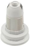 VITO E14 Plastic Lampholder White Pressed End Base Full Threaded With 2 Rings 7300030 VITO (7300030)