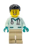 LEGO® cty1533 - LEGO minifigura állatorvos világos aqua felsőben (cty1533)