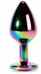 X-Men Dop Anal Cu Bijuterie Secret Shine Metal M, Multicolor, 8 Cm