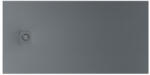 Roca Terra-N Stonex zuhanytálca 140x90 cm csúszásgátló felülettel és lefolyóval, palaszürke APA0157838401200 (APA0157838401200)