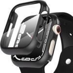  Fekete 360 fokos szilikon védő tok APPLE WATCH 10 (42mm) okosórához - tokgalaxis