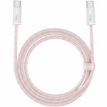 Baseus Dynamic 3 Series USB-C to USB-C adatkábel, töltőkábel, pink, rózsaszín (100W, 5A, 1m, P10367000411-00)