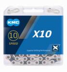 KMC Lánc X10 1/2x1/128 114l Ezüst/fekete