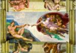Bluebird Puzzle 60248 - Michelangelo - The Creation of Adam 1511 - 1000 db-os Art by puzzle