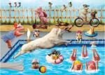 EUROGRAPHICS 6331-5878 - Crazy Pool Day by Lucia Heffe - 300 db-os 3D Lenticular puzzle (6331-5878)